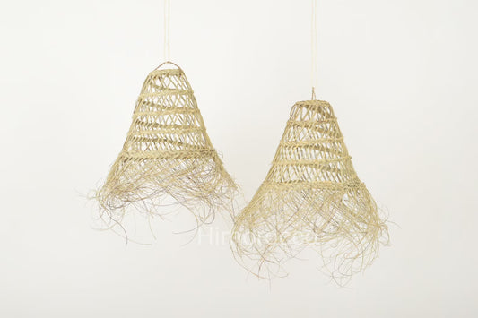 Braided pendant lamp