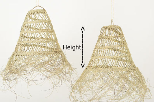 Braided pendant lamp