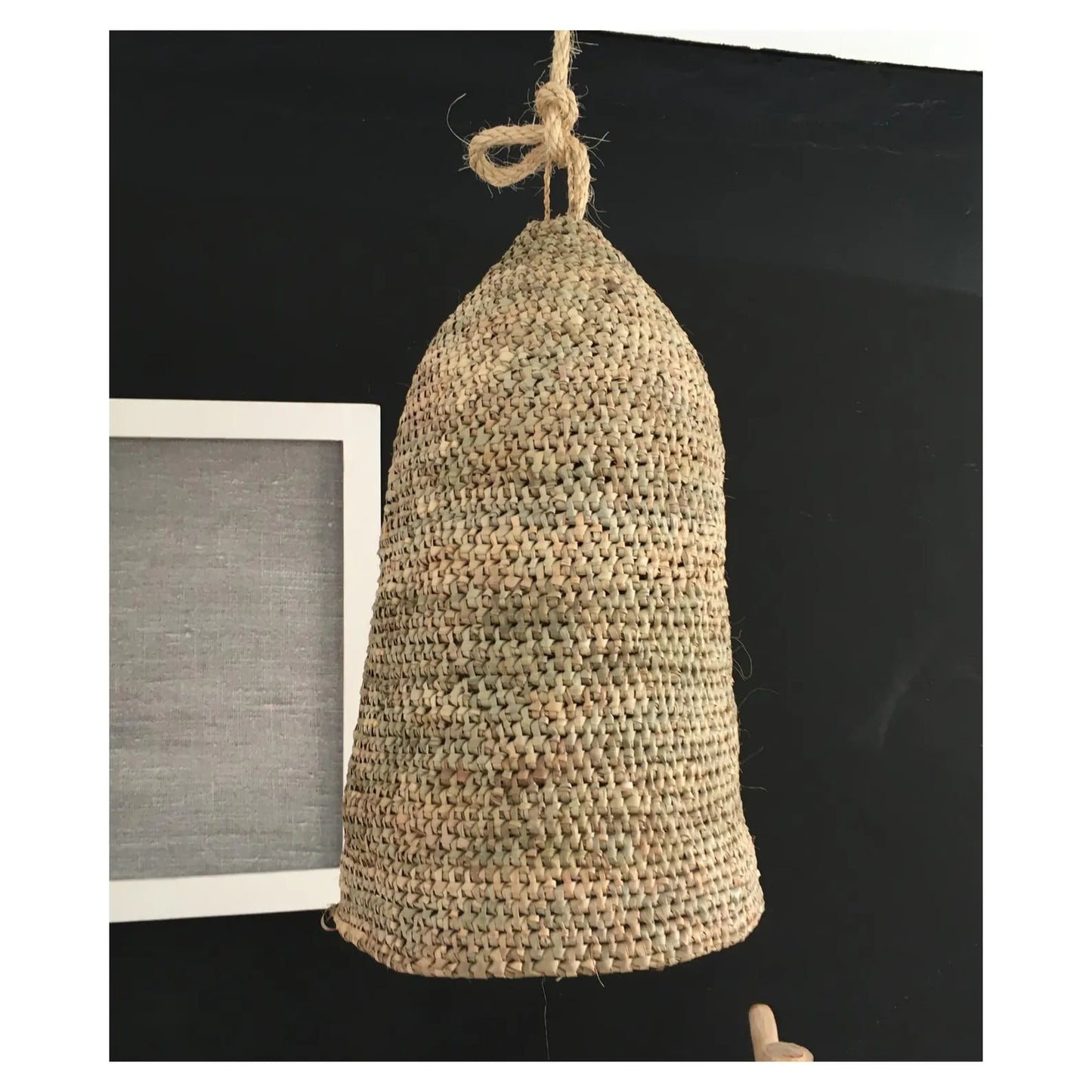 straw pendent light